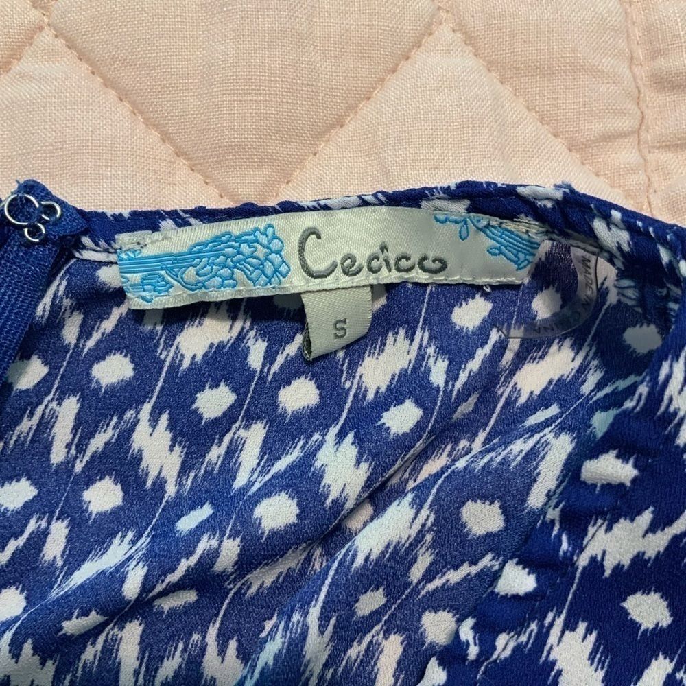 Cecico blue and white romper size XS - Picture 3 of 5